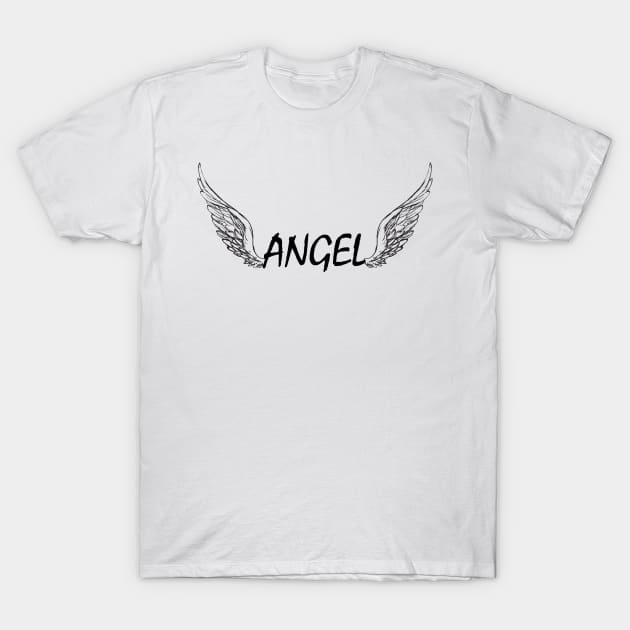 Shirt that says angel clearance